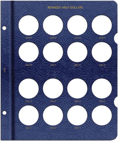 Whitman US Kennedy Half Dollar Coin Album Page 2019 - 2023 in Kuwait