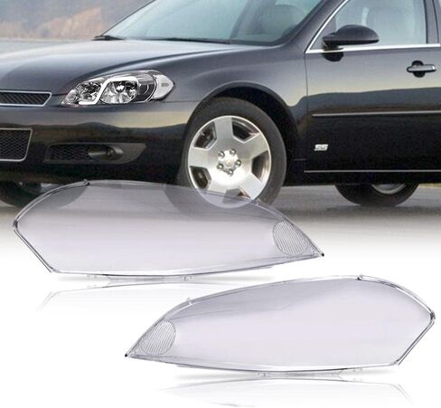 غطاء عدسة المصباح PIT66، متوافق مع 2006-2016 Chevy Impala Limited Clear in Saudi Arabia