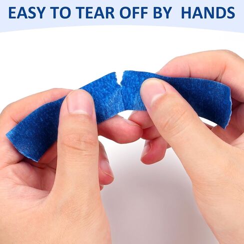 3 Rolls Premium Painters Tape, Paint Tape for Multi-Purpose, 0.94 Inches x 22 Yards, Blue in Saudi Arabia
