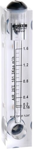 نطاقات m3/h LPM PMMA مقياس تدفق الغاز مقياس تدفق الهواء مقياس دوار بدون صمام LZM-15T (0.3-3 م 3 في الساعة) in Kuwait