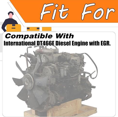 قابض مروحة تبريد المحرك متوافق مع محرك الديزل DT466E الدولي مع استبدال EGR # 010021288، 7C4Z8A616BA، 7C4ZA616BA in Saudi Arabia