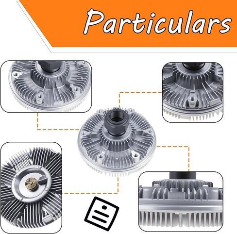 قابض مروحة تبريد المحرك متوافق مع محرك الديزل DT466E الدولي مع استبدال EGR # 010021288، 7C4Z8A616BA، 7C4ZA616BA in Saudi Arabia