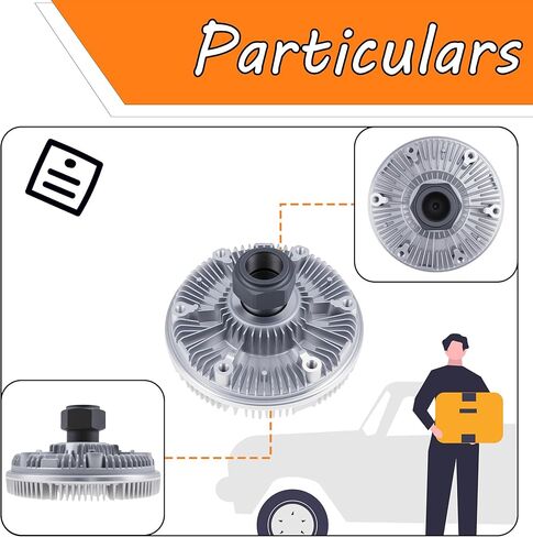 قابض مروحة تبريد المحرك متوافق مع محرك الديزل DT466E الدولي مع استبدال EGR # 010021288، 7C4Z8A616BA، 7C4ZA616BA in Saudi Arabia