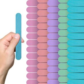 200PCS Wooden Sticks for Crafts – 8 Inch Wooden Sticks for Crafting Jumbo Craft Sticks Bulk for DIY Crafts Jumbo Popsicle Sticks for Crafts Wooden Wax Sticks in Kuwait
