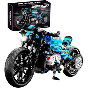 Techno-Mechanical Motorcycle Building Blocks Set, STEM Education Learning Toys, Creative DIY Racing Blocks, Collectible Models, Surprise Gift for Children 8-14 Years Old 469 Pcs in Kuwait