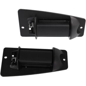 KarParts360 لسيارة Chevy Silverado 3500 2001-2006 مقبض الباب الخارجي جانب السائق الخلفي إطار أسود محكم مع رافعة سوداء مزخرفة | الطراز: LT/LS/Base | GM1520115 | 15758172 in Saudi Arabia