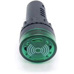 Sound and Light Buzzer Intermittent with Light LED Flash AD16-22SM Alarm 22MM AC/DC 12V24V220V(AD16-22SMyellow12V) in Kuwait