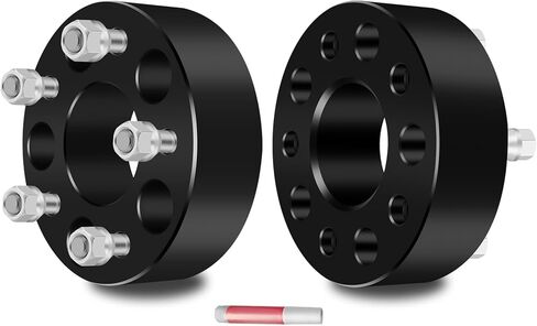 SCITOO 2Pcs Wheel Spacers 2 inch 5x4.75 Bore 70.5mm Studs 12x1.5 5 Lug Wheel Spacers Adapters Fit for for Chevrolet Camaro Corvette S10 S10 Blazer for GMC Jimmy S15 Sonoma for Buick in Saudi Arabia