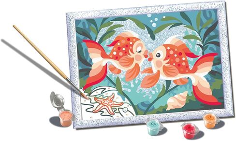 Ravensburger Creart Fish in Love Paint by Numbers Kit for Children in Saudi Arabia