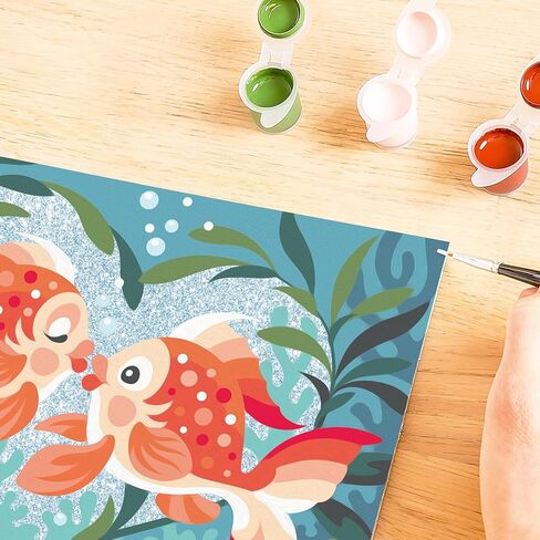 Ravensburger Creart Fish in Love Paint by Numbers Kit for Children in Saudi Arabia