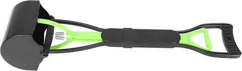 Zerone Pooper Scooper for Large Small Dogs and Cats Extended Handle Pet Poop Pickupper Large Capacity, Easy to Use for Dogs, Cats, Puppies with Poop Bags, Grass and Gravel (All Black) in Saudi Arabia