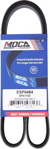 MOCA EPDM Serpentine Belt Compatible with 13-16 for Audi A4 & 13-17 for Audi A5 Quattro 2.0L, 1989 for Mercury Topaz 2.3L, 16-17 for Volkswagen Beetle, 18-22 for Passat L4 2.0L in Saudi Arabia