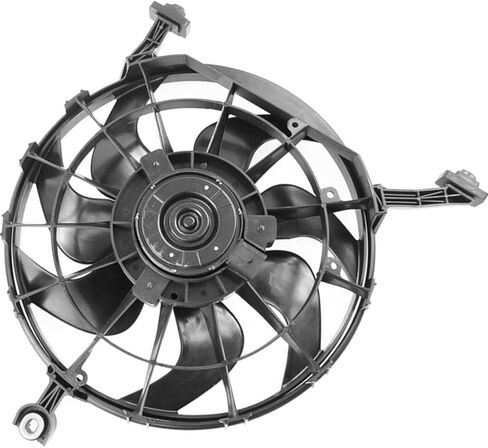 Dual Radiator and Condenser Fan Assembly fits Buick Skylark 1995 1996 1997 1998 fits Oldsmobile Achieva 1995 1996 1997 1998 fits Pontiac Grand Am 1996 1997 1998 1 Pcs in Saudi Arabia