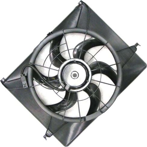 Dual Radiator and Condenser Fan Assembly fits Hyundai Sonata 2006 2007 2008 Replacement 252313K460, 253803K210, 253503K210 1Pcs in Saudi Arabia