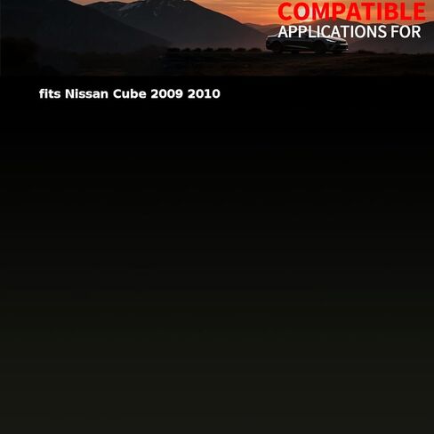 مجموعة مروحة الرادياتير والمكثف المزدوج تناسب Nissan Cube 2009 2010 قطعة واحدة in Saudi Arabia