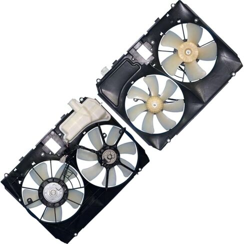 Dual Radiator and Condenser Fan Assembly fits Lexus RX330 2004 2005 2006 Replacement 1636320270, 1636120180, 1636120190 1 x in Saudi Arabia