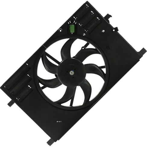 Dual Radiator and Condenser Fan Assembly fits Jeep Renegade 2015 2016-2017 fits Fiat 500X 2016-2017 fits Ram ProMaster City 2015-2017 Replacement 68360299AA, 68247205AA 1Pcs in Saudi Arabia