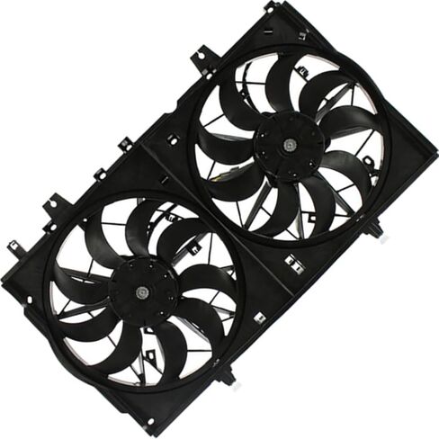 Dual Radiator and Condenser Fan Assembly fits Nissan Rogue 2014 2015 2016 2017 2018 1 Pcs in Saudi Arabia