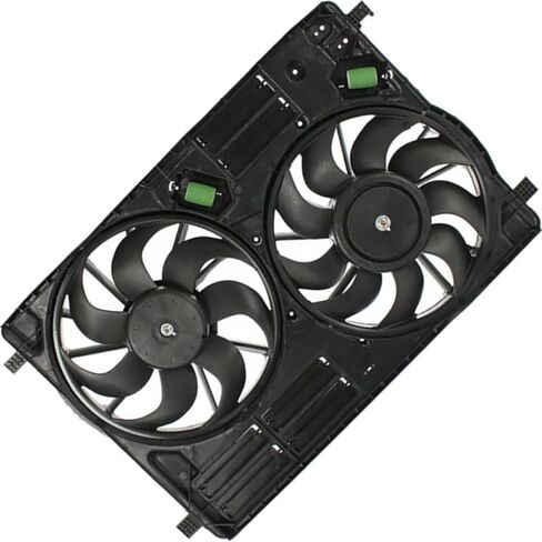 Dual Radiator and Condenser Fan Assembly fits Ford Escape 2017 2018 fits Lincoln MKC 2015 2016 2017 2018 Replacement EJ7Z8C607B 1 Pcs in Saudi Arabia