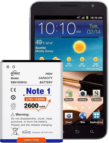 GOBAT Replacement for Samsung Galaxy Note 10 Battery,3700mAh High Capacity Battery fit for Samsung Galaxy Note 10 Plus Model (SM-N970F/DS/U/U1/W/0/DS/N) with Repair Tool Kits,EB-BN970ABU in Saudi Arabia