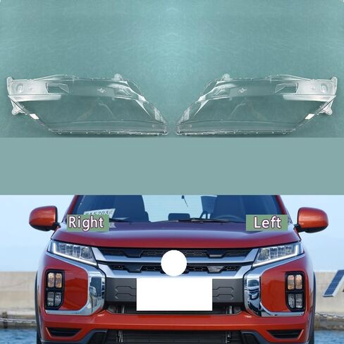Compatible With m-itsubishi ASX 2020 2021 Headlight Shell Mask Cover - Plexiglass Headlamp Housing Replacement(1 A Piar) in Saudi Arabia