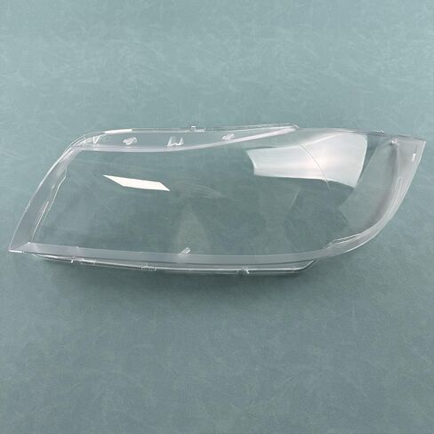 متوافق مع B-MW 3 Series E90 E91 318 320 325 328 335 2005-2012 غطاء عدسة شفاف لمصباح زينون - غلاف من البولي كربونات (يمين عالي) in Saudi Arabia