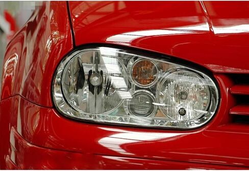 متوافق مع غطاء المصابيح الأمامية Golf 4 2002-2008 - غطاء المصباح الأمامي الأصلي بديل للعدسة الشفافة، زجاج شبكي (A Piar) in Saudi Arabia