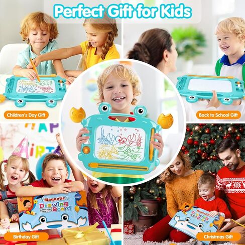 Toddler Toys,Toys for 1-2 Year Old Girls,Magnetic Drawing Doodle Board for Toddler 1-3,Learning Educational Baby Kids Toys for 18 Months 1 2 3 Year Old Girl,Toddler Girl Toys Christmas Birthday Gifts in Kuwait
