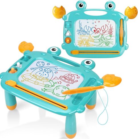 Toddler Toys,Toys for 1-2 Year Old Girls,Magnetic Drawing Doodle Board for Toddler 1-3,Learning Educational Baby Kids Toys for 18 Months 1 2 3 Year Old Girl,Toddler Girl Toys Christmas Birthday Gifts in Kuwait