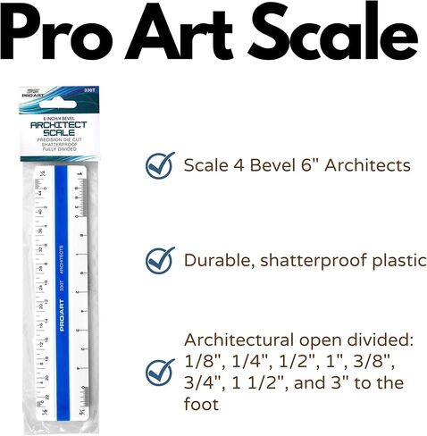 PRO ART 4 Bevel Scale, Blue & White in Saudi Arabia