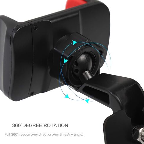 JeCar Multi-Functional JK Phone Holder, 2 in 1 Phone & Walkie Talkie Bracket for Jeep Wrangler 2007-2010 JK JKU, Red in Saudi Arabia