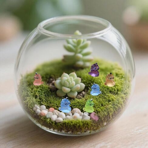 100 PCS Mini Resin Unicorn Luminous Tiny Unicorn Miniature Figurines,Micro Fairy Ornaments Glow in The Dark Mini Resin Animals for Garden, Landscape,Aquarium,Dollhouse,Birthday Party,Room Crafts Decor in Saudi Arabia