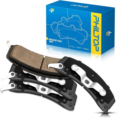 PHILTOP Ceramic Front Brake Pads For C1500 1988-1999, 4 Pcs replace # D369 in Saudi Arabia