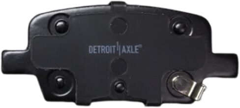 Detroit Axle - Rear Brake Pads for 17-21 GMC Acadia Cadillac XT5, 16-19 Chevrolet Camaro, 18-21 Enclave, Ceramic Brake Pads with Hardware Assembly 2017 2018 2019 2020 2021 Replacement in Kuwait