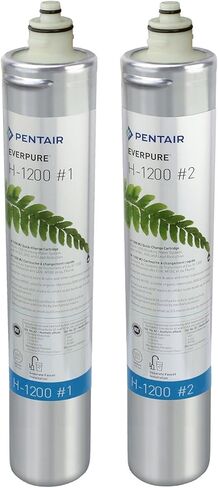 Pentair Everpure H-1200 Quick-Change Filter Cartridge Set, EV928201, Replacement Twin Pack for Use in Everpure H-1200 Drinking Water System, 1,000 Gallon Capacity, 0.5 Micron in Saudi Arabia