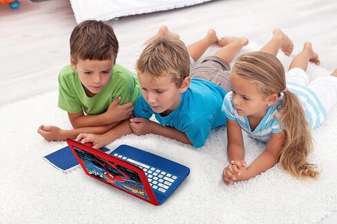 Lexibook Barbie, Educational and Bilingual Laptop in English/Spanish, Toy for Children with 124 Activities to Learn, Play Games and Music, Pink, JC598BBi2 in Saudi Arabia