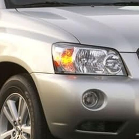 متوافق مع غطاء المصباح الأمامي هايلاندر 2004-2006 - عاكس الضوء الشفاف وحماية العدسة - غلاف زجاجي (يسار) in Saudi Arabia