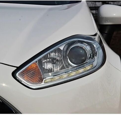 Transparent Headlight Cover Compatible With F-ord Fiesta 2013-2015 - Plexiglass Lens Replacement(Right) in Saudi Arabia