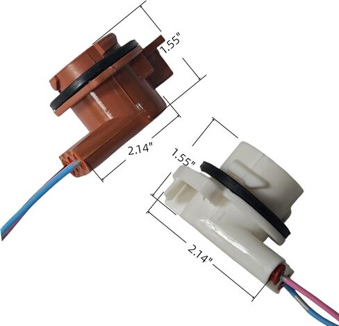 3156 3157 4 قطع سلكية مسبقًا، وصلة مقبس ضفيرة، تركيب مصابيح LED بديلة لسيارة شيفروليه سيلفرادو GM-C سييرا، ضوء إشارة الانعطاف، ضوء الفرامل، ضوء النهار الجري in Kuwait