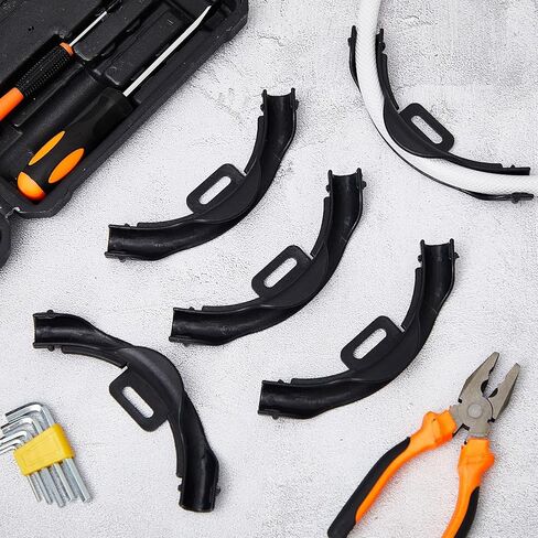 3/8 "- 1/2" Pex 90 درجة الكوع الأنابيب البلاستيكية بيند دعم تركيبات Pex السوداء Pex Clamps حامل الأنابيب 1/2 بوصة (20 قطعة) in Saudi Arabia