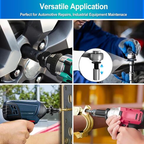 2025 Low Profile Impact Socket Adapter Set, Socket Adapter Set for Tight Spaces, Ratchet Adapter Set, 3/8" to 1/2", 1/4" to 3/8", 1/2" to 3/4", 3/4" to 1", 4PCS in Saudi Arabia