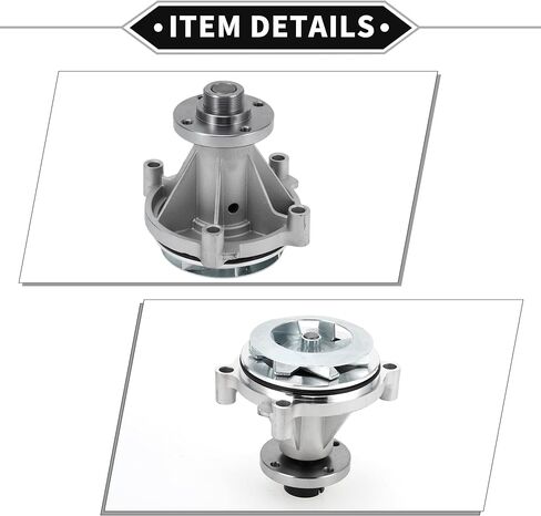 مضخة مياه متوافقة مع Ford F-150 2009-2010 لسيارة Ford F-150 Heritage 2004، مضخة مياه ذات محرك أمامي فضي معدني متين in Saudi Arabia