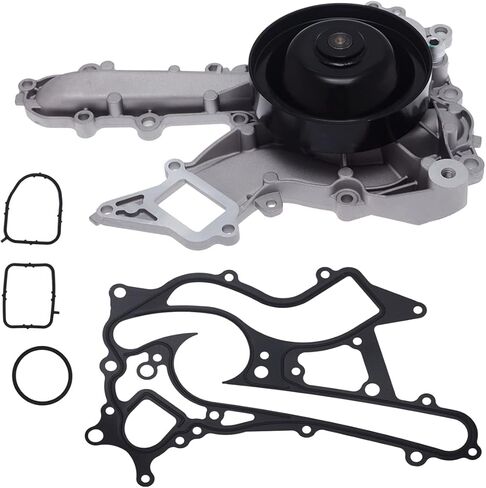 AUQDD 43157 مجموعة مضخة المياه مع حشية (لمرسيدس بنز V6-3.5L؛ المهندس. 276.952/276.955/276.957) مناسب لـ 2012-2016 C300 C350 E350 E400 ML350 GLK350 SLK350 (استبدال # 2762001301 أ2762001301 147-2360) in Saudi Arabia
