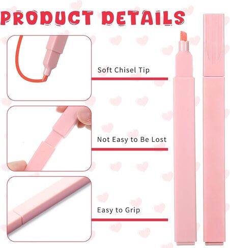 12 Pcs Highlighters Assorted Colors 12 Colors Bible Highlighter Chisel Tip Cute Highlighters Aesthetic No Bleed Highlighter Pens for Journaling Planner Notes Supplies in Kuwait