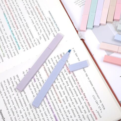 12 Pcs Highlighters Assorted Colors 12 Colors Bible Highlighter Chisel Tip Cute Highlighters Aesthetic No Bleed Highlighter Pens for Journaling Planner Notes Supplies in Kuwait
