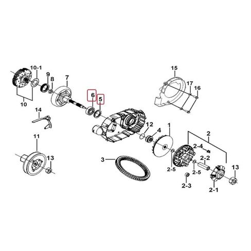 مجموعة أدوات تحمل ختم الزيت CVT لـ TG Blad 425 550 600 Targe 425 525 550 600 924162 924163 in Kuwait