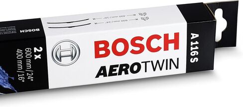 BOSCH 3397007116 AeroTwin OE Replacement Wiper Blades Driver & Passenger Side - Set of 2 (24" & 16") in Saudi Arabia