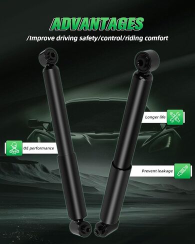 SCITOO Rear Pair Shock Absorbers Struts Compatible with 2007-2012 for Nissan for Sentra, Replace 341659 5639 Automotive Shocks in Saudi Arabia