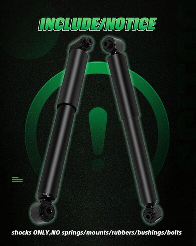 SCITOO Rear Pair Shock Absorbers Struts Compatible with 2007-2012 for Nissan for Sentra, Replace 341659 5639 Automotive Shocks in Saudi Arabia