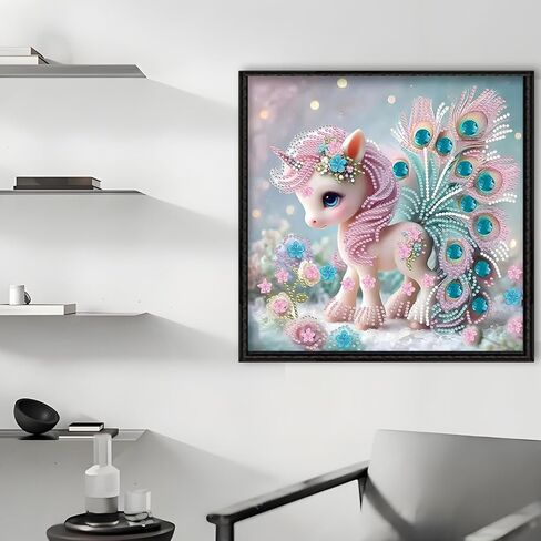 مجموعات الرسم الماسي XIYOUVIGOR 5D للبالغين، مجموعات فنية ماسية ذات شكل خاص للمبتدئين، فن الأحجار الكريمة، مجموعات طلاء أحجار الراين الكريستالية الماسية الحيوانية لهدية ديكور الحائط المنزلي in Kuwait
